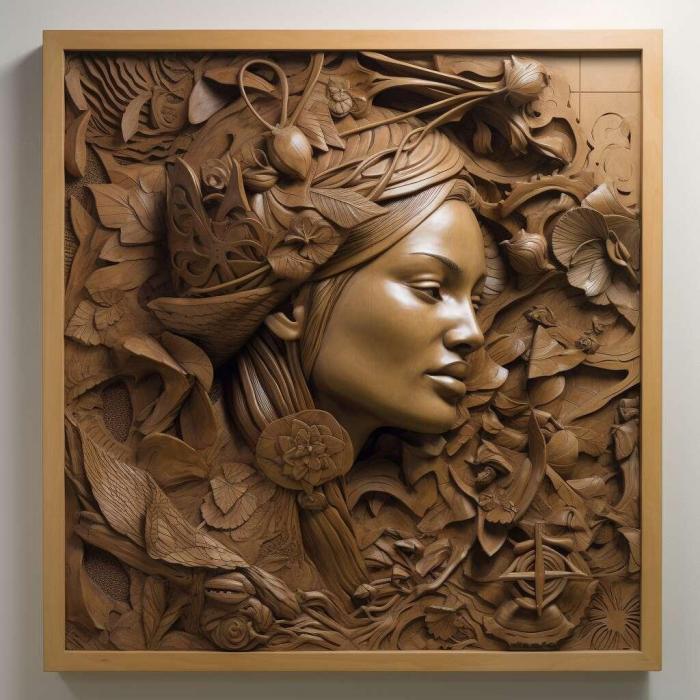 نموذج ثلاثي الأبعاد لآلة CNC 3D Art 